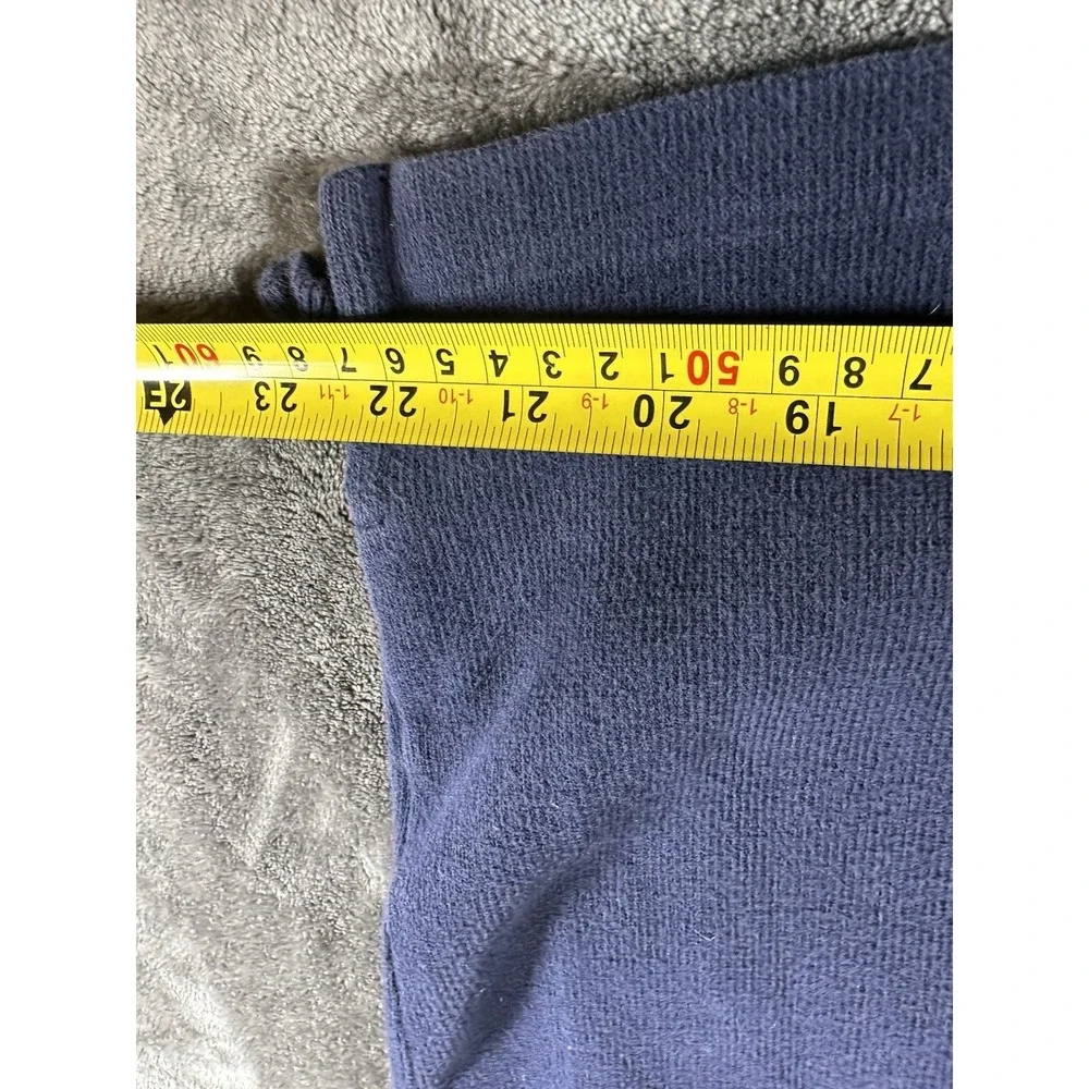 Vintage Polo‎ Ralph Lauren Quarter Zip Sweater Blue Cropped MENS XL VTG